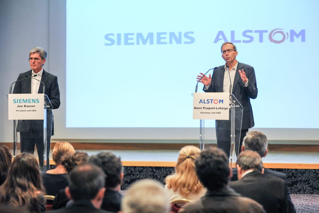 Με γοργά βήματα η συνένωση της Siemens με την Alstom