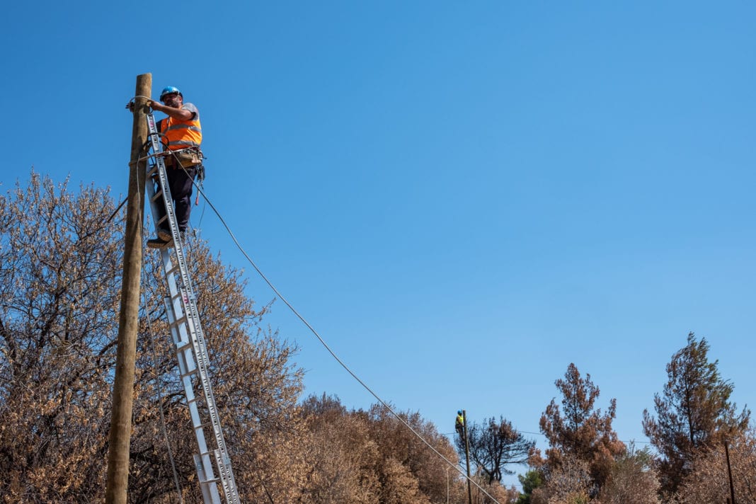 Όμιλος ΟΤΕ: Πλήρης αποκατάσταση δικτύων στον Ν. Βουτζά