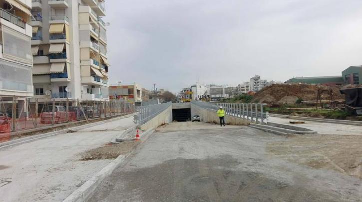 Ένταση στα εγκαίνια της υπόγειας διάβασης στη Μενεμένη Θεσσαλονίκης.