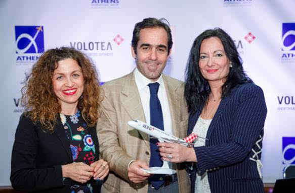 VOLOTEA: Δυναμική ανάπτυξη στην Αθήνα με αύξηση θέσεων 67% το  2019