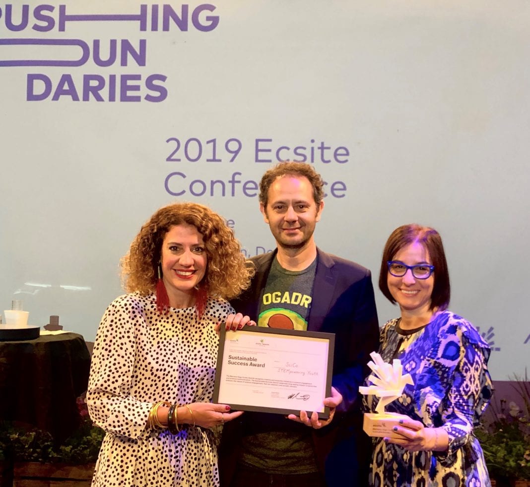 Κορυφαία διάκριση για το πρόγραμμα STEMpowering Youth, στον ευρωπαϊκό θεσμό Ecsite Awards 2019