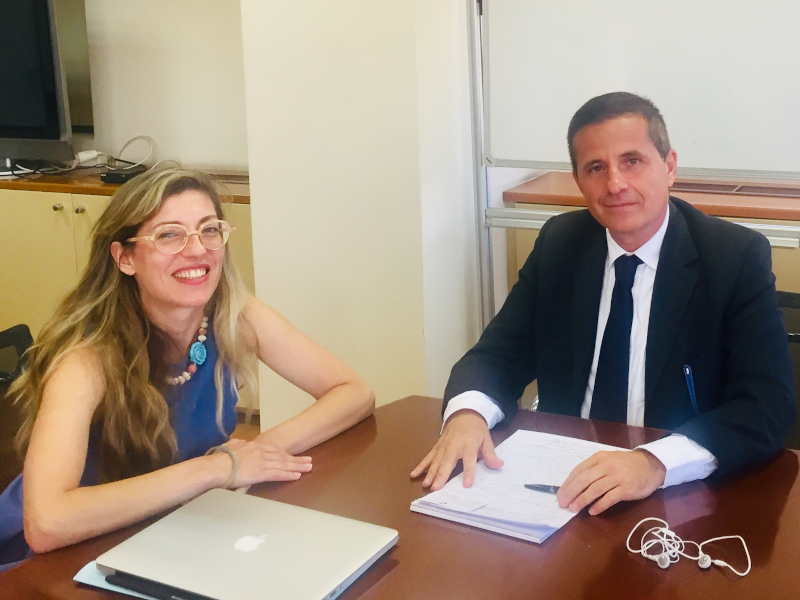 Συνάντηση Αραβώση με την εκπρόσωπο της διεθνούς περιβαλλοντικής οργάνωσης Client Earth