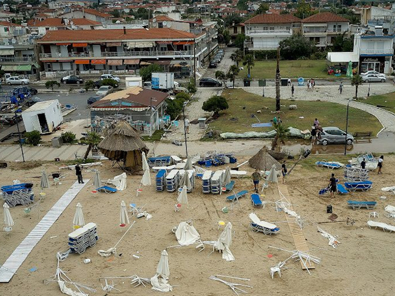 ΕΑΕΕ: Στα 4,6 εκατ. οι αποζημιώσεις από τα ακραία καιρικά φαινόμενα στη Χαλκιδική