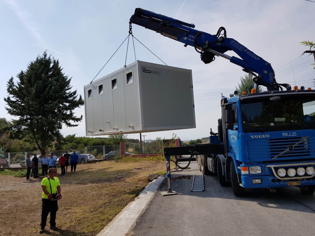 ΚΤΥΠ ΑΕ: Παράδοση νέου συγκροτήματος WC στο Γυμνάσιο Δραβήσκου