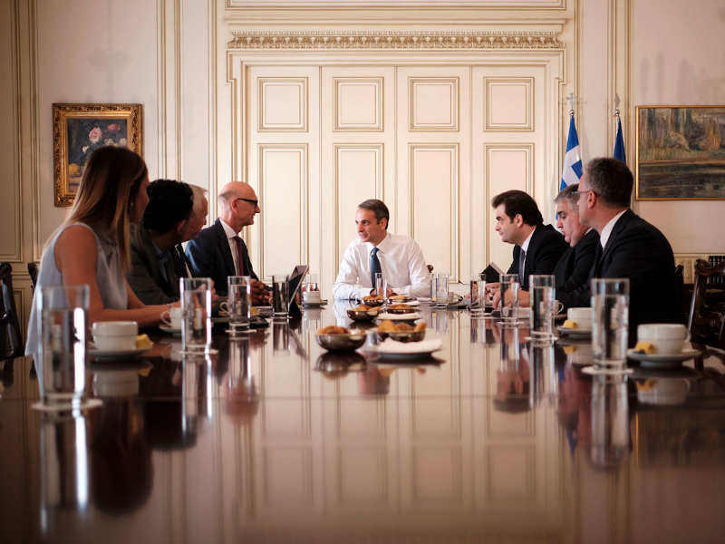 Συναντήσεις του Κυριάκου Μητσοτάκη με εκπροσώπους επενδυτών