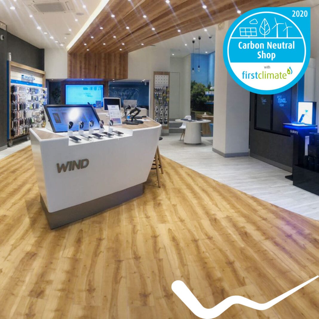 Η WIND παρουσιάζει το πρώτο κλιματικά ουδέτερο κατάστημα στην Ελλάδα