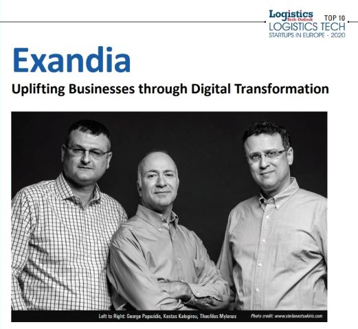 Η εκ Θεσσαλονίκης Exandia στις Top 10 Logistics Tech Startups in Europe 2020