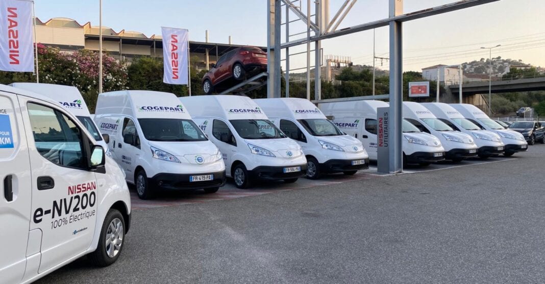 Η Nissan παραδίδει 10 αμιγώς ηλεκτρικά e-NV200 XL Voltia,  στην γαλλική εταιρεία μεταφορών Cogepart
