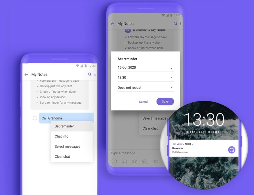 Viber: Νέο εργαλείο για την προσθήκη υπενθυμίσεων στις «Σημειώσεις μου»