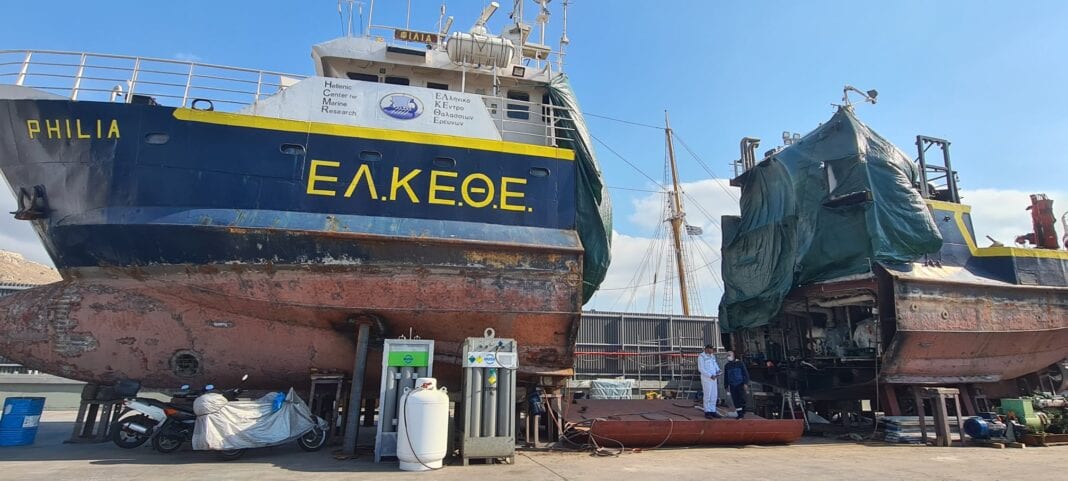 Το Ερευνητικό Σκάφος Ε/Σ ΦΙΛΙΑ μετασκευάζεται και εκσυγχρονίζεται