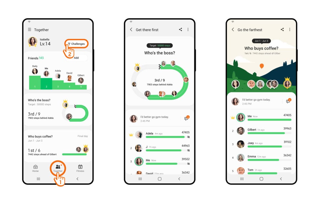 Νέα λειτουργία Group Challenge της εφαρμογής Samsung Health για βελτίωση της φυσικής κατάστασης