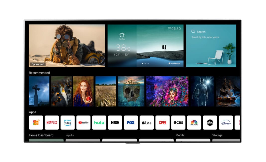 Η νέα πλατφόρμα WEBOS 6.0 για Smart TVs της LG σχεδιάστηκε με γνώμονα την κατανάλωση περιεχομένου των χρηστών του σήμερα
