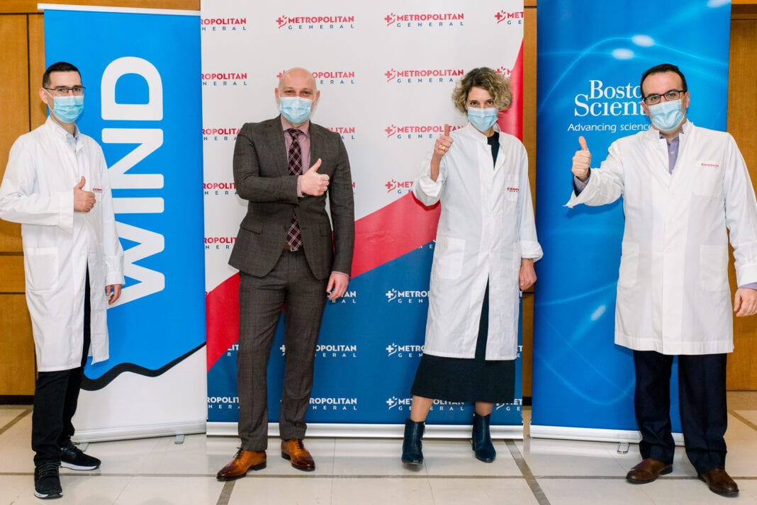 Live streaming χειρουργική επέμβαση μέσω οπτικής ίνας της WIND