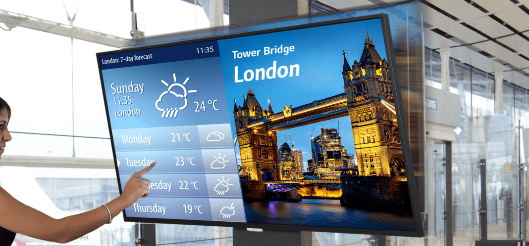 Η LG και η DISPLAX συνεργάζονται και παρουσιάζουν τη νέα digital signage λύση αφής PCAP Overlay