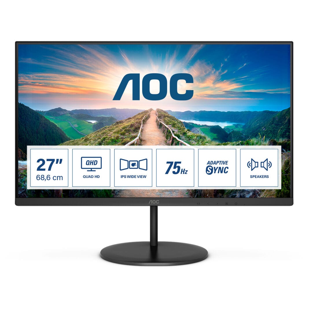 Νέα σειρά οθονών V4 της AOC: Κομψός σχεδιασμός, IPS panels και υψηλή ανάλυση