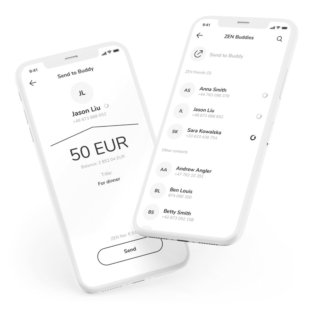 Νέα υπηρεσία ZEN Buddies για άνετες μεταφορές χρημάτων