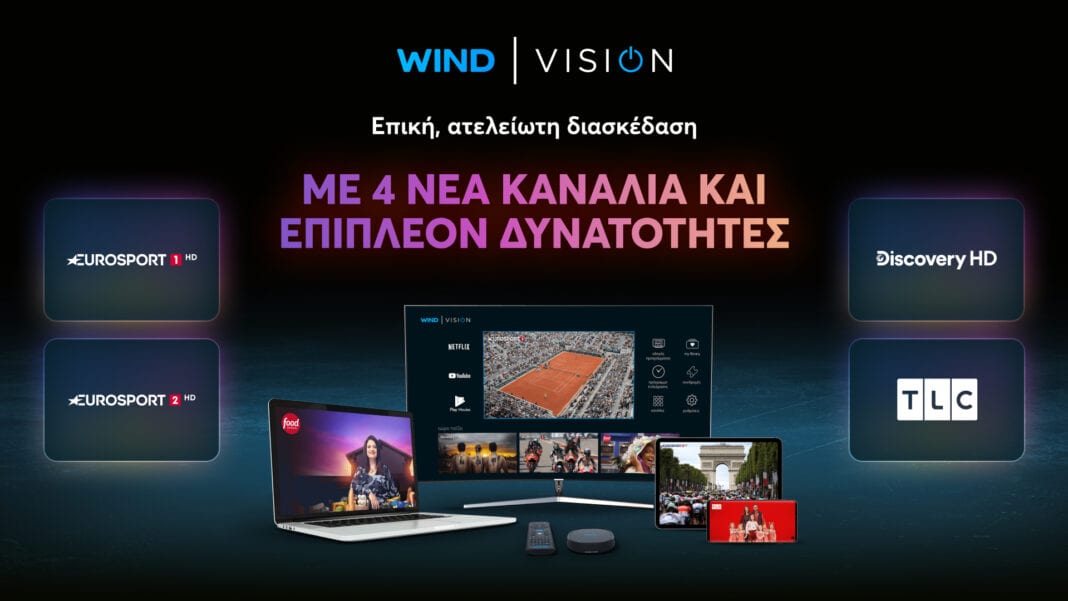 WIND VISION με νέο περιεχόμενο & νέες δυνατότητες