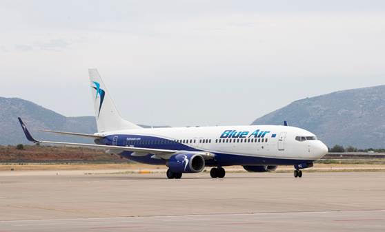 H BLUE AIR προσθέτει δεκάδες εβδομαδιαίες απευθείας πτήσεις μεταξύ της Ελλάδας και της Ρουμανίας