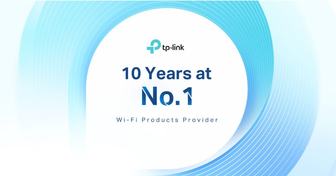 Η TP-Link ανακηρύσσεται ως ο Νο.1 πάροχος προϊόντων Wi-Fi στον κόσμο την τελευταία δεκαετία
