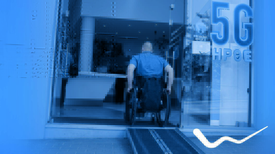 Η WIND συμβάλλει στην ισότιμη προσβασιμότητα τοποθετώντας ράμπες ΑμεΑ σε όλα τα καταστήματά της