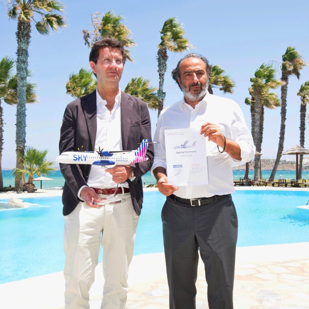 H Sky Express επενδύει 200 εκατ. ευρώ σε έξι «πράσινα» αεροσκάφη ATR 72-600