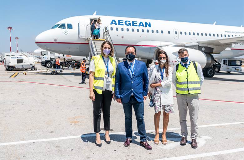 Έναρξη λειτουργίας της νέας εποχικής βάσης της AEGEAN στη Μύκονο