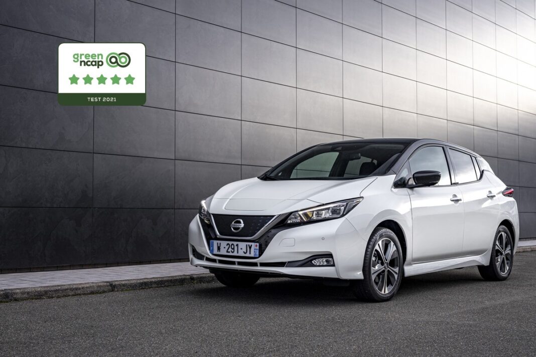 Το Nissan LEAF e+ απέσπασε την κορυφαία “πράσινη” βαθμολογία από το Green NCAP