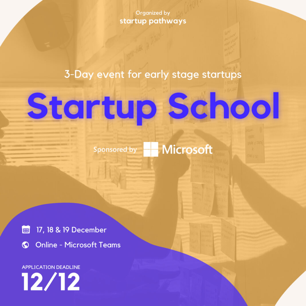 “Startup School: Scale your startup με την υποστήριξη της Microsoft”