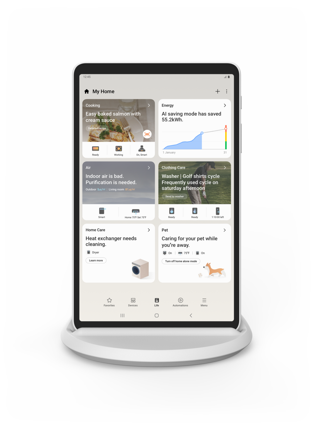Το Samsung Home Hub βοηθά στη διαχείριση του έξυπνου σπιτιού μέσω μίας κεντρικής συσκευής