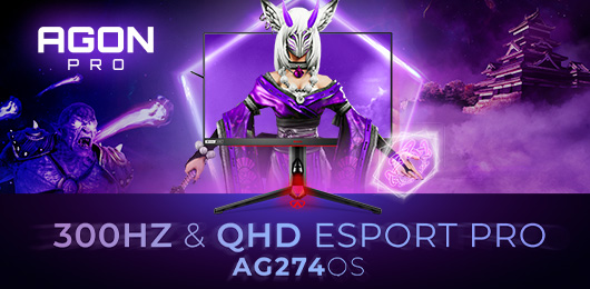 FPS gaming οθόνη με QHD και 300 Hz: AGON PRO AG274QSn – Τρομερή ταχύτητα και καθαρή εικόνα για esports επαγγελματίες