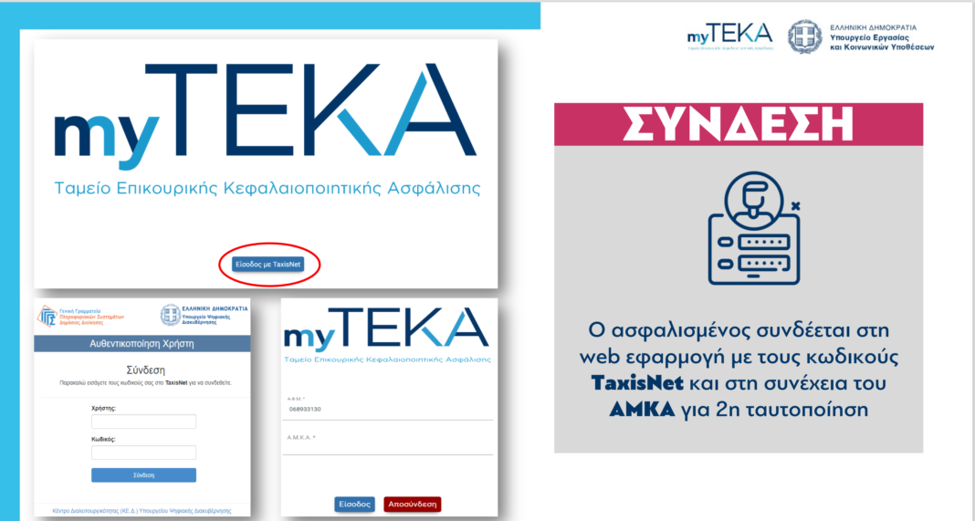 myTEKA: ο ατομικός μου κουμπαράς με ένα κλικ