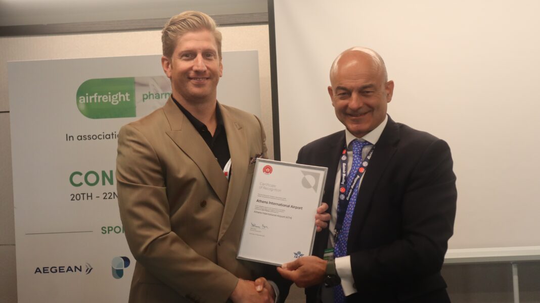 Η Διεθνής Ένωση Αερομεταφορών αναγνωρίζει τη συμβολή του ΔΑΑ στη διασύνδεση της εμπορευματικής κοινότητας του αεροδρομίου