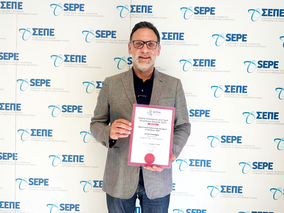 Παγκόσμια διάκριση για την ελληνική startup [i2.d] technologies στα βραβεία Global Innovation & Tech Excellence 2023 του WITSA