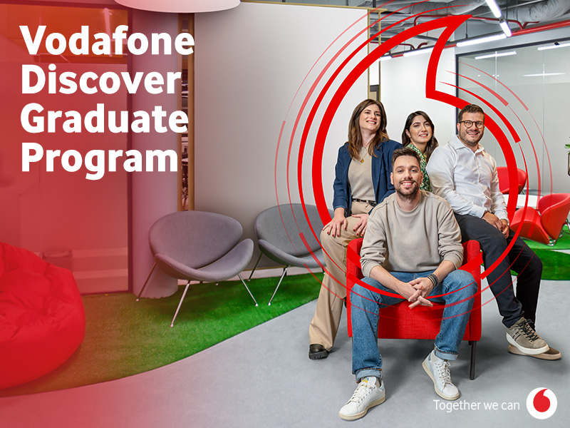 Vodafone Discover Graduate Program: Το πιο δυναμικό ταξίδι σταδιοδρομίας των νέων ξεκινά στη Vodafone