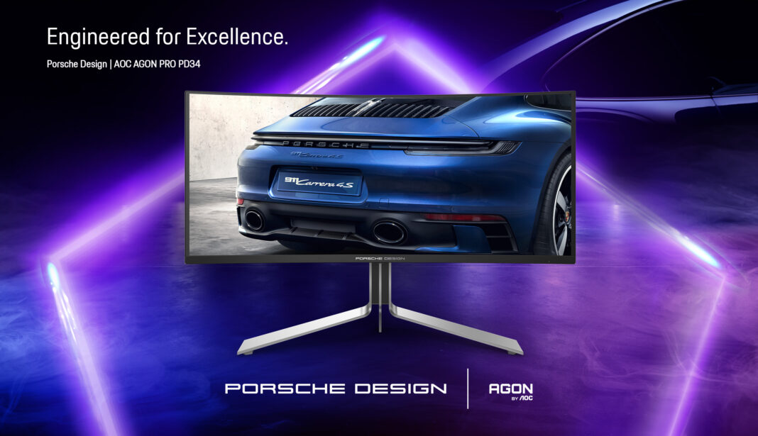 Η Porsche Design και η AGON by AOC αποκαλύπτουν το Gaming Monitor PD34