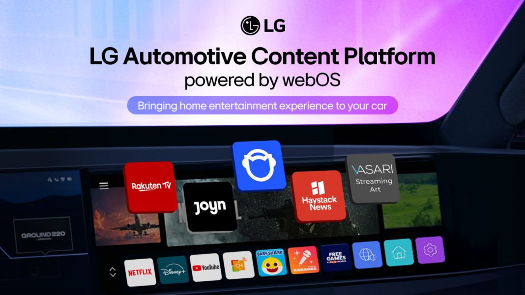 Η LG φέρνει το premium streaming στα νέα μοντέλα της Kia στην Ευρώπη με την πλατφόρμα αυτοκινητιστικού περιεχομένου webOS