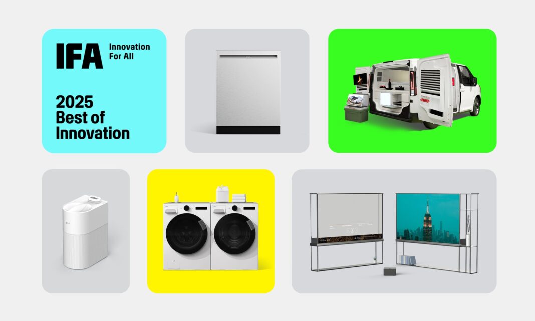 Η LG αποσπά πολλαπλές διακρίσεις στην πρεμιέρα των IFA 2025 Innovation Awards