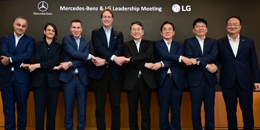 LG και Mercedes-Benz εξετάζουν την ενίσχυση της συνεργασίας «One LG Solution»