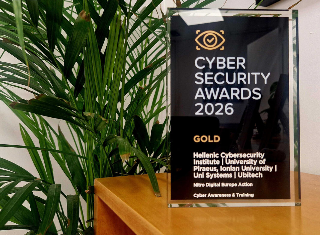 Χρυσό Βραβείο για το NITRO Digital Europe Action στα Cyber Security Awards 2026