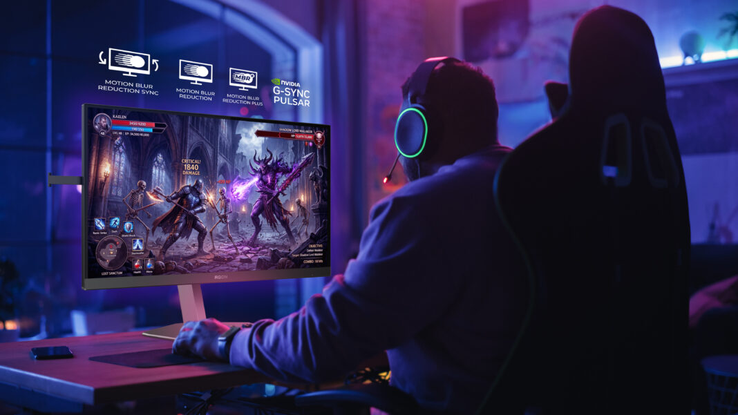 AGON by AOC παρουσιάζει τις τεχνολογίες μείωσης του motion blur: MBR, MBR Sync και MBR+
