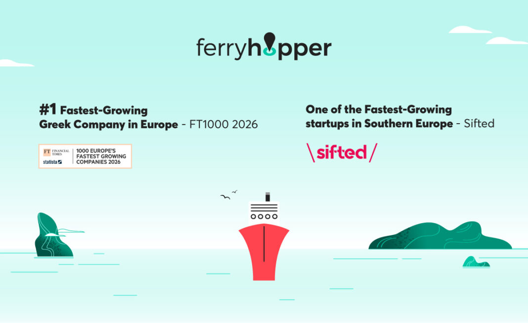 Ferryhopper: Αναγνώριση από τους Financial Times και τη Sifted