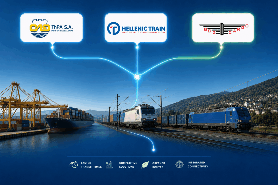 ΟΛΘ: Μνημόνιο συνεργασίας με Hellenic Train και BDZ για την ενίσχυση των συνδυασμένων μεταφορών στη Νοτιοανατολική Ευρώπη